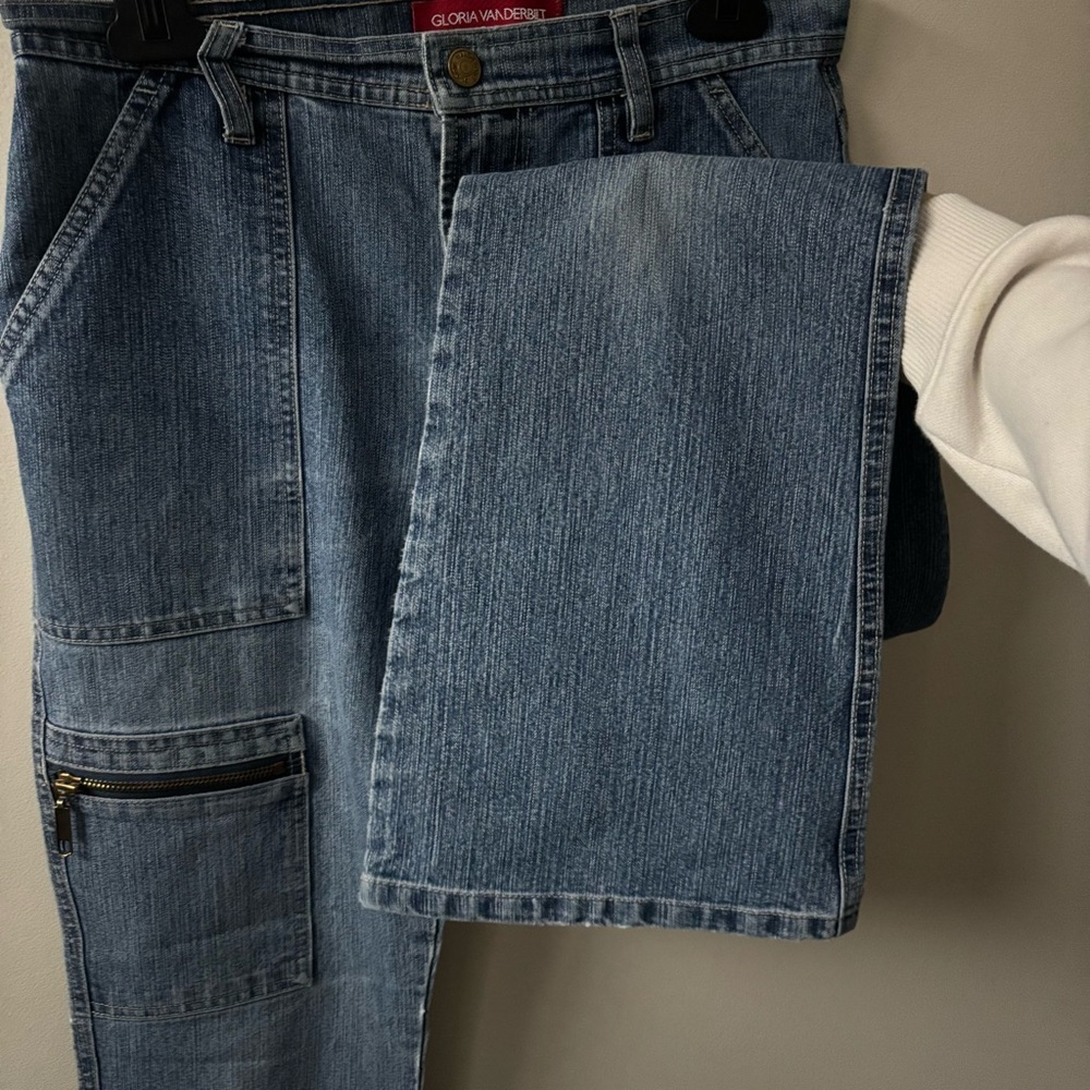 Gloria Vanderbilt Bootcut Cargo Jeans - Picture 2 of 10